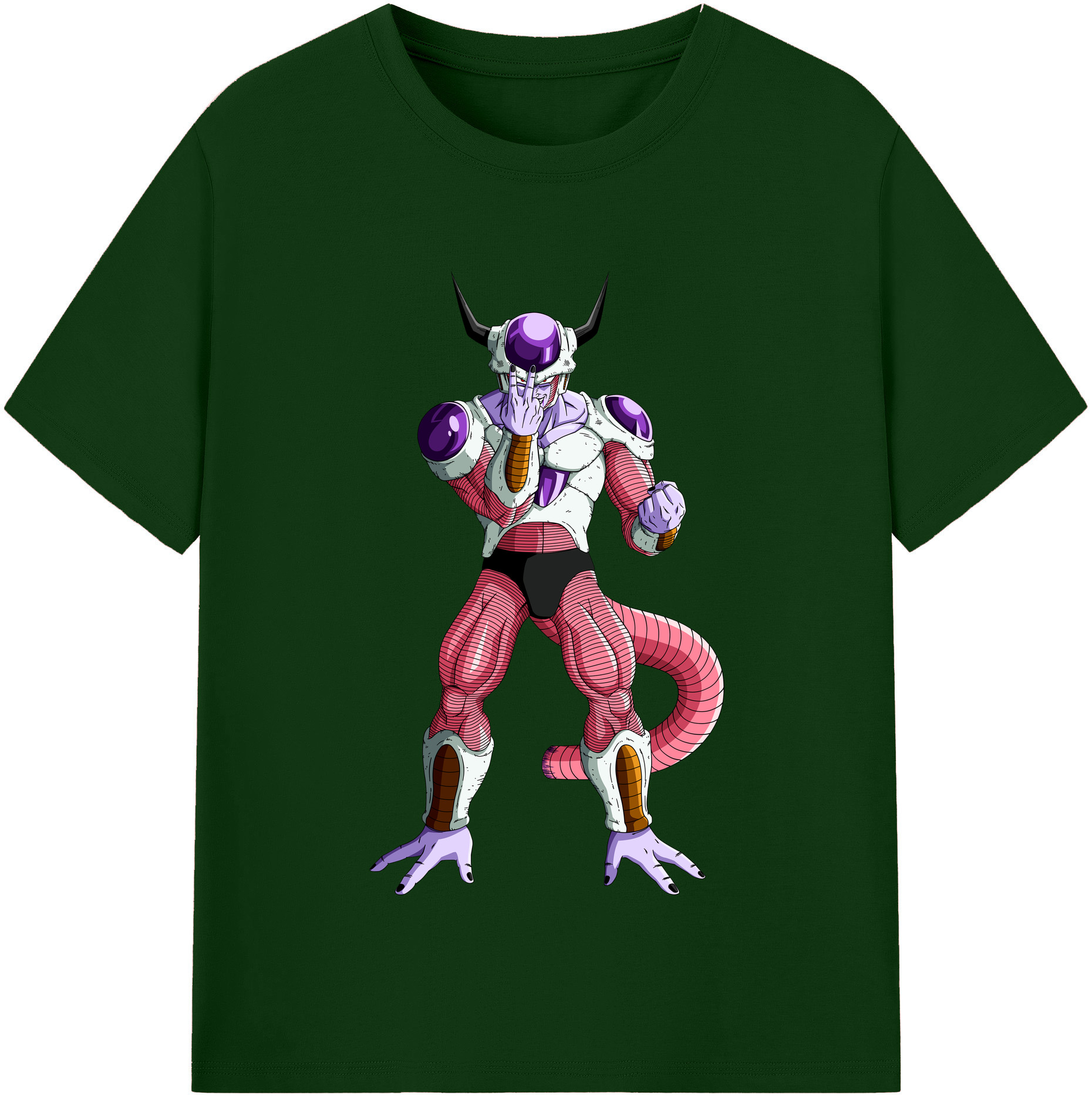 （画像用） ドラゴンボール フリーザ DRAGON BALL Frieza 綿100％半袖Tシャツ（フロントプリント）